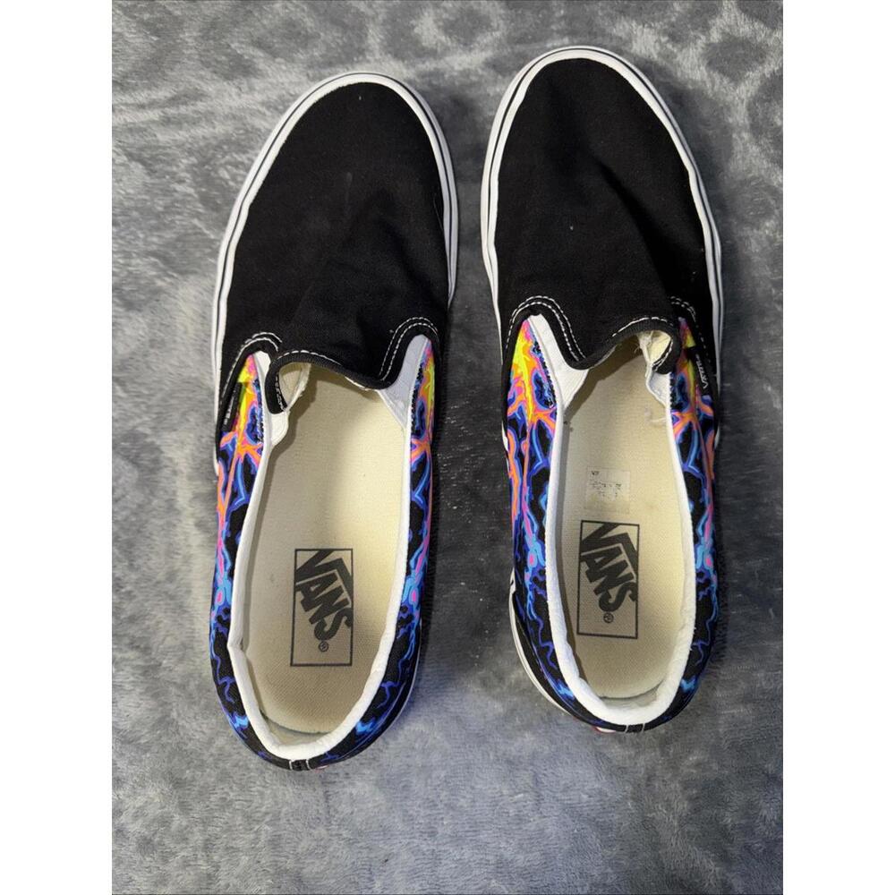 Vans Classic Slip On Electric Flame size 11 mens - Picture 4 of 13